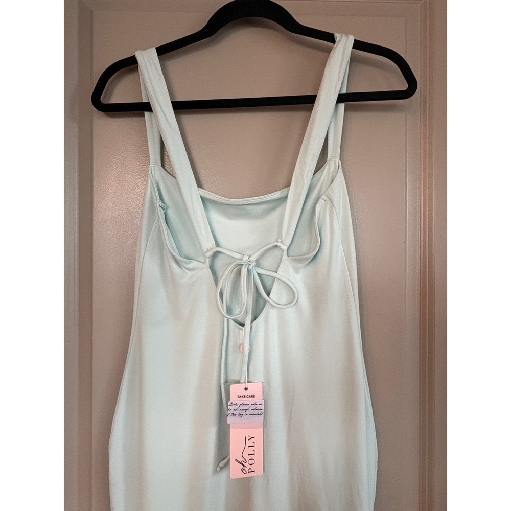 Oh Polly Mint Backless Maxi Dress US 10 NWT - Picture 8 of 8